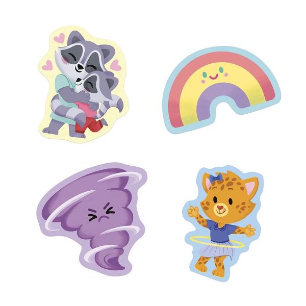 100 gommettes stickers Les émotions