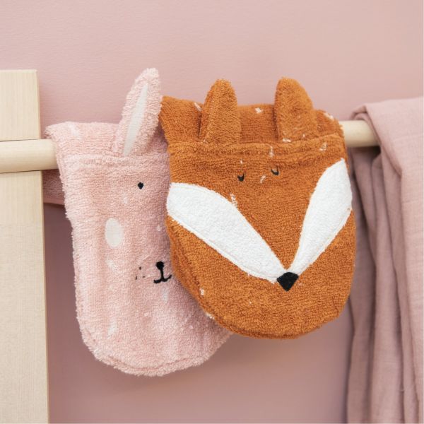 Lot de 2 gants de toilette Mrs. Rabbit - Mr. Fox