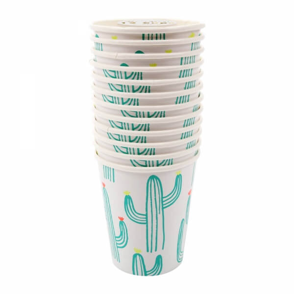Lot de 12 Gobelets Cactus