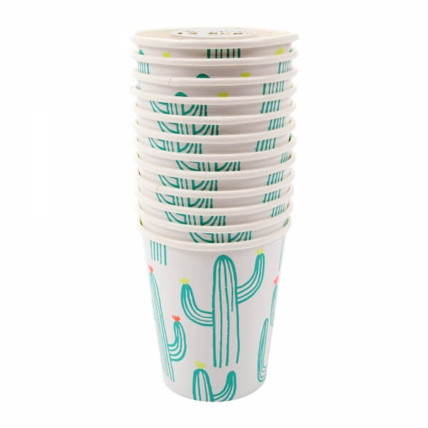 Lot de 12 Gobelets Cactus