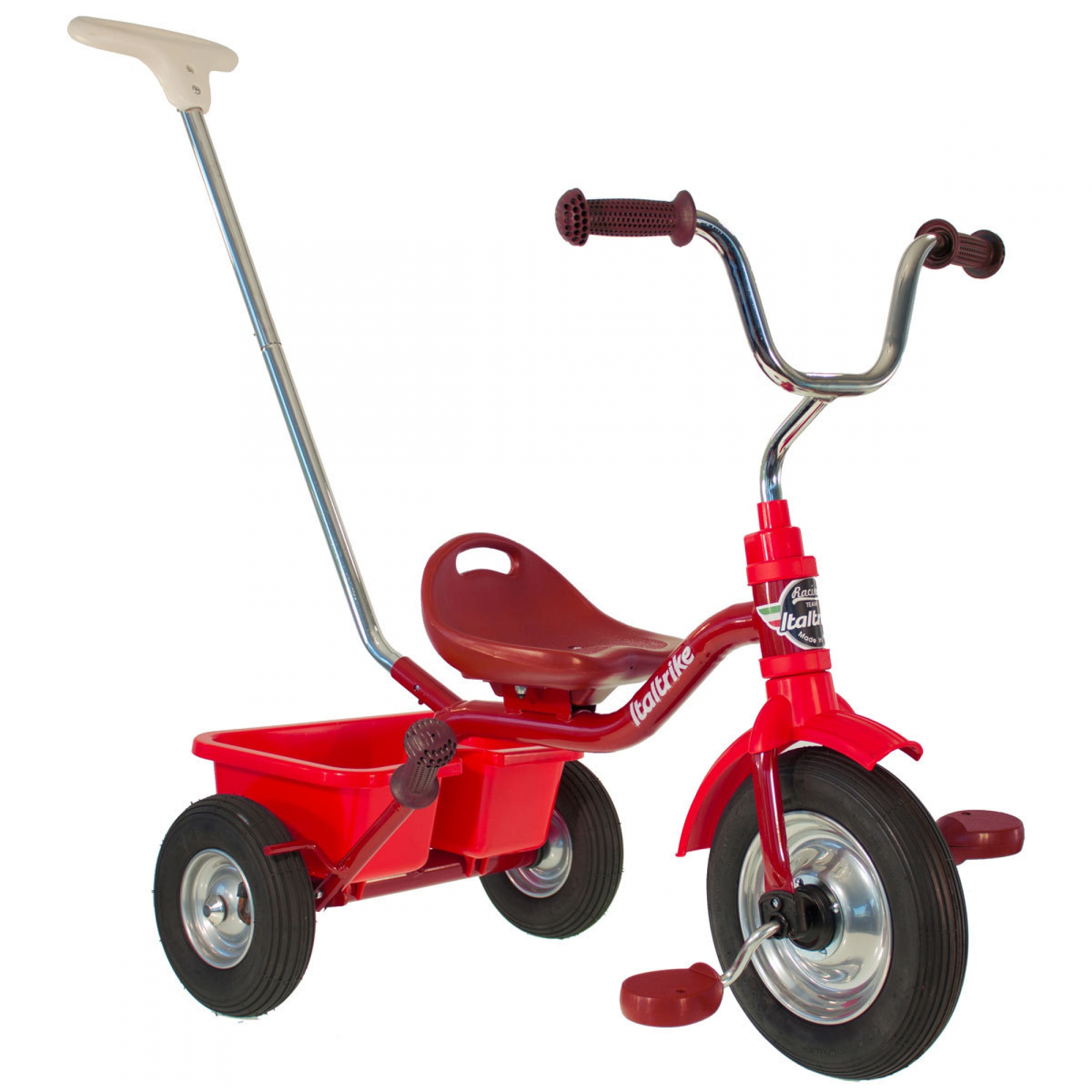 Tricycle enfant Racing 2/5 ans rouge - Made in Bébé