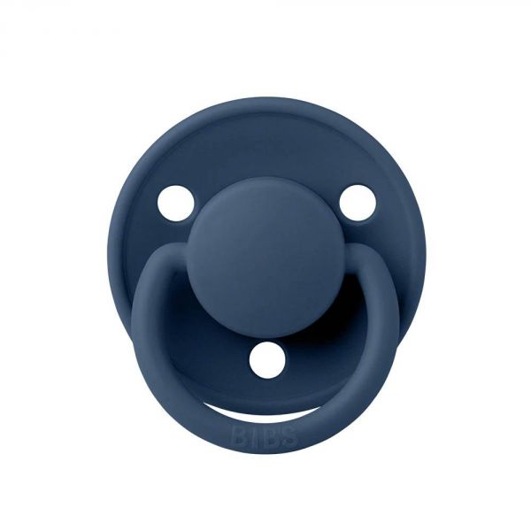 Pack de 2 sucettes De Lux Silicone taille unique Dusty Blue et Steel Blue