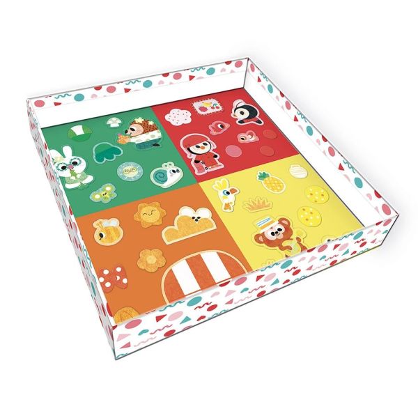 Coffret créatif pour enfant Feutrine et feutre magique Les couleurs
