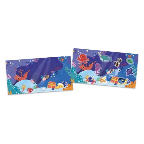 Pochette de stickers gommettes repositionnables La mer