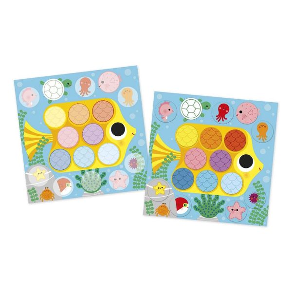Coffret de 72 gommettes et décors Autour de l'étang