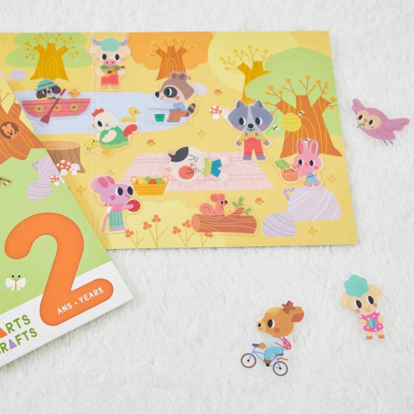 Pochette de stickers gommettes repositionnables Nature