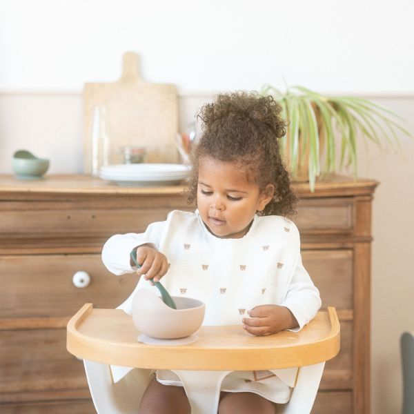 Lot de 2 bavoirs maternelle Ours