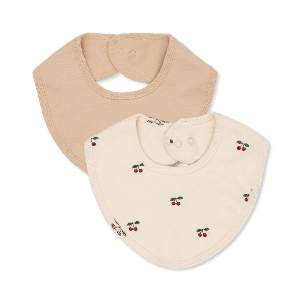 Lot de 2 bavoirs bébé Cherry