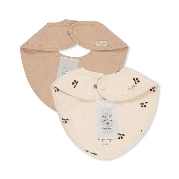 Lot de 2 bavoirs bébé Cherry