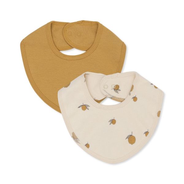 Lot de 2 bavoirs bébé Lemon