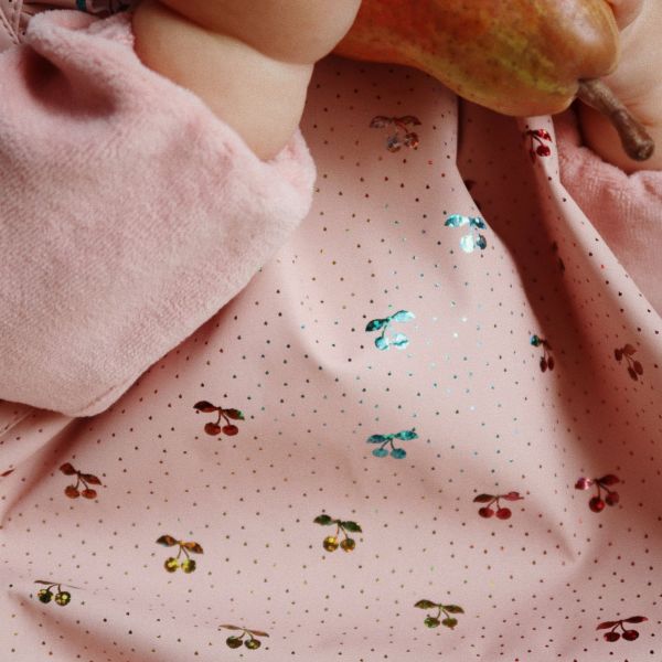 Lot de 2 bavoirs bébé Fairy Cherry/Cameo Rose 6-12 mois