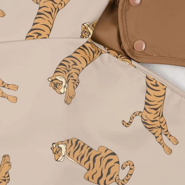 Lot de 2 bavoirs à manches longues - Tiger / Toasted Coconut - 18mois/3ans