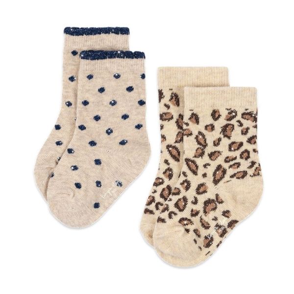 Pack 2 paires de chaussettes Léo / Paillettes 19-21