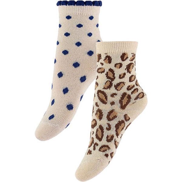 Pack 2 paires de chaussettes Léo / Paillettes 22-24