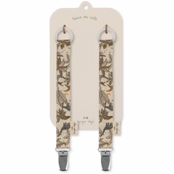 Lot de 2 attaches sucettes - Dino