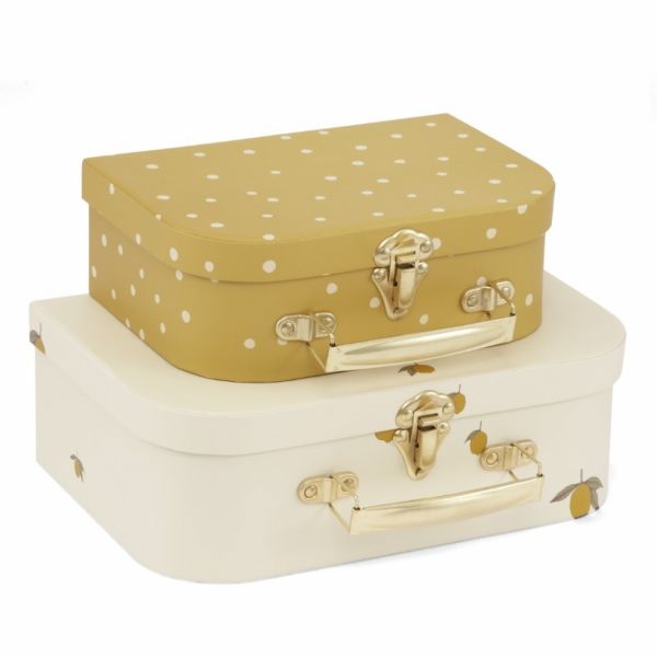 Lot de 2 valisettes - Lemon/Dot