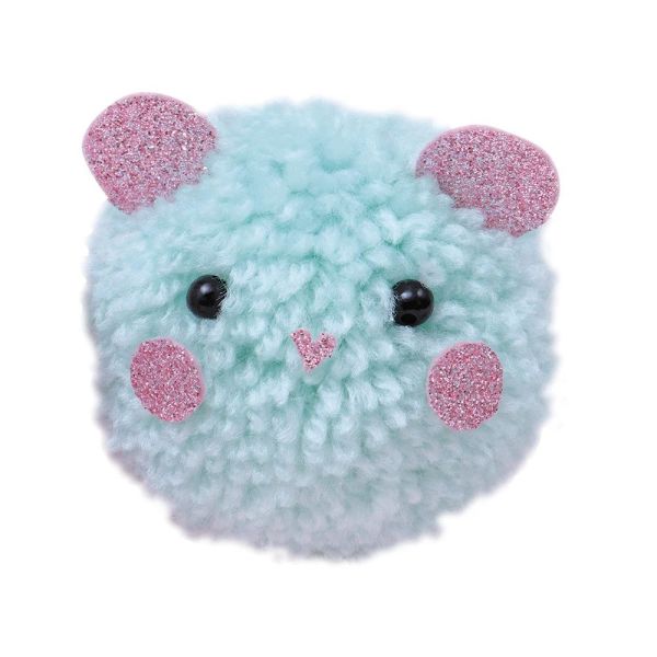Kit créatif 2 pompons animaux à créer