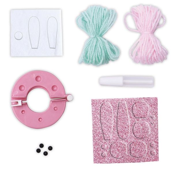 Kit créatif 2 pompons animaux à créer