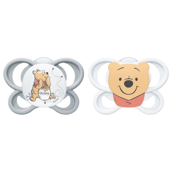 Lot de 2 sucettes Perfect Match Air 0-6 mois Winnie