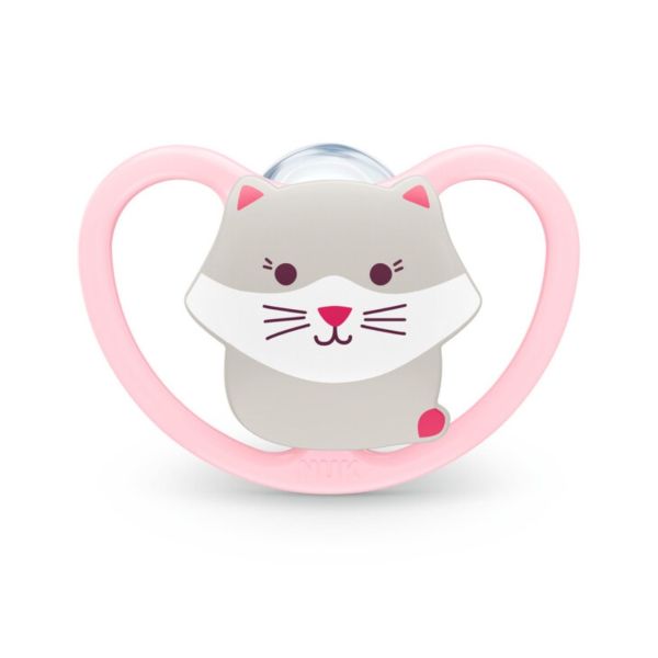 Lot de 2 sucettes Perfect Match Air 18-36 mois Chat/Ours Polaire