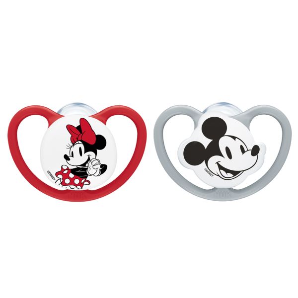 Lot de 2 sucettes Perfect Match Air 6-18 mois Minnie