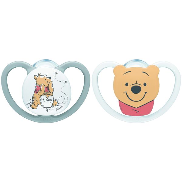 Lot de 2 sucettes Perfect Match Air 6-18 mois Winnie
