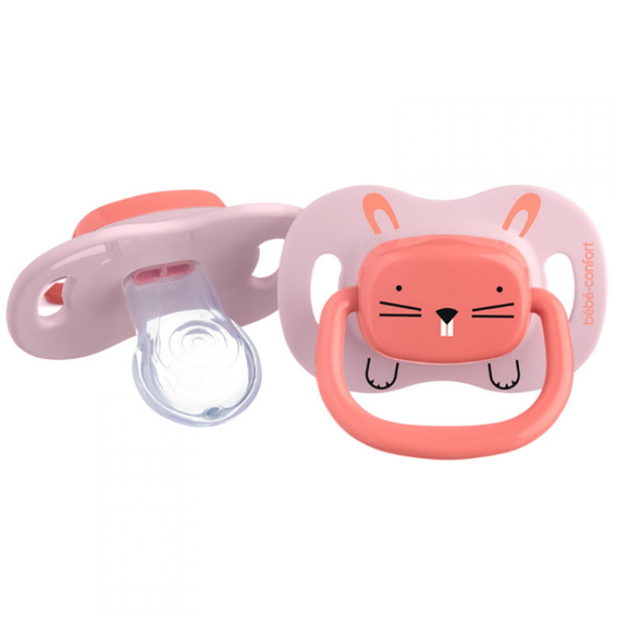 Bebe Confort Lot De 2 Sucettes Reversibles En Silicone 18 36 Mois Minimalist Animals Rose Made In Bebe Bebe Confort Lot De 2 Sucettes Reversibles En Silicone 18 36 Mois Minimalist Animals Rose Made In Bebe