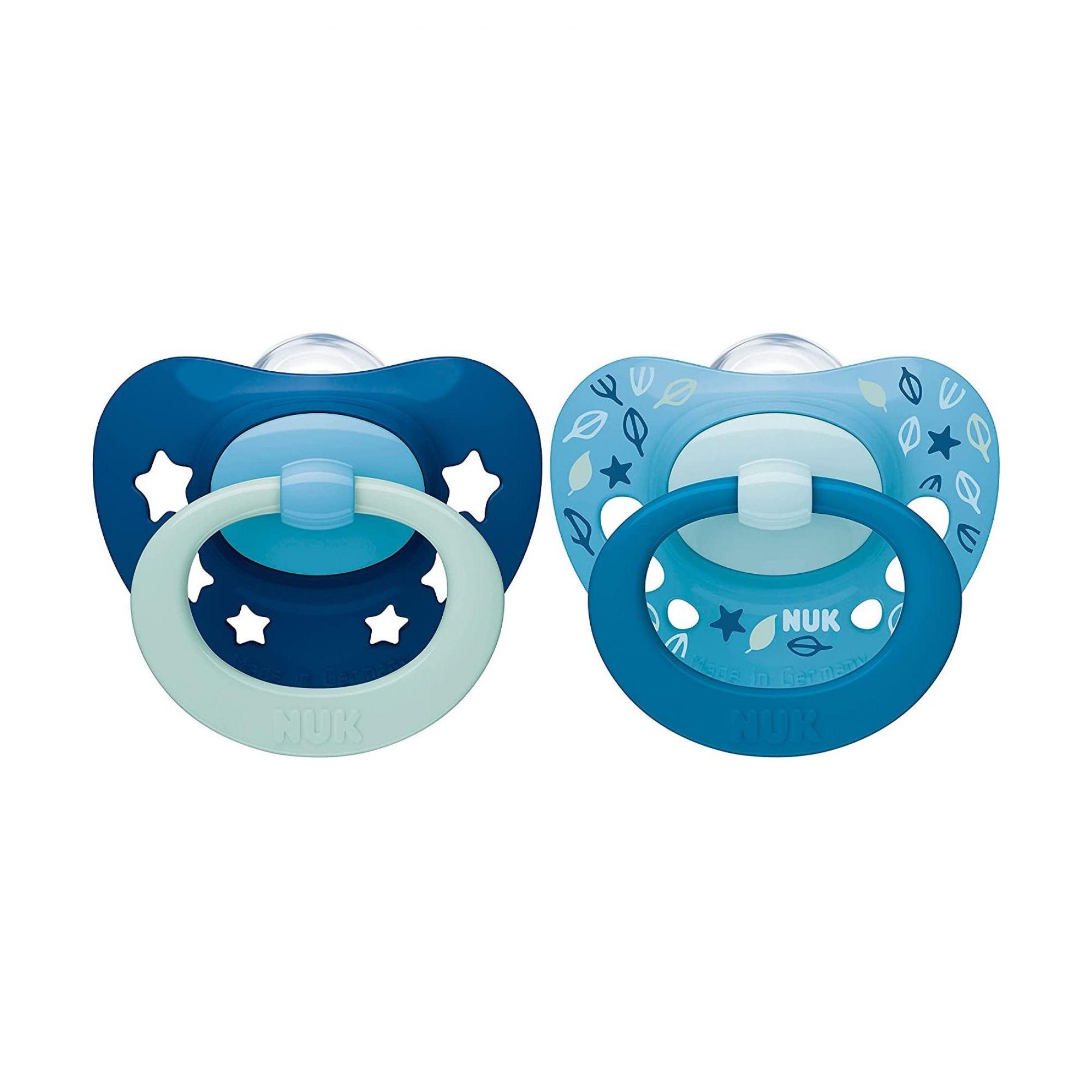 Nuk Lot De 2 Sucettes 18 36m Signature Garcon Made In Bebe