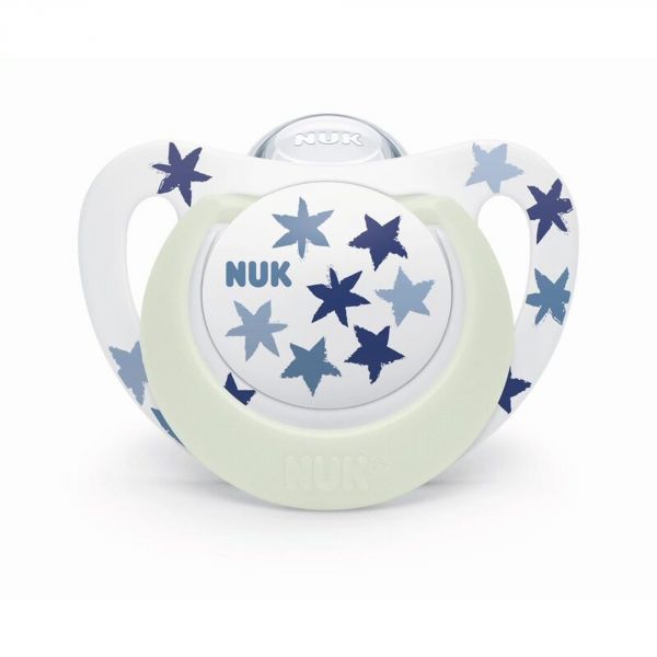 Lot 2 sucettes Starlight nuit 6-18m Garçon