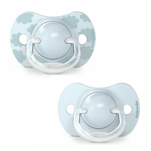 Lot de 2 sucettes symétrique SX pro 0-6 mois Dreams bleu