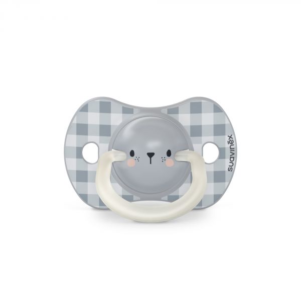 Lot de 2 sucettes symétrique SX pro 6 -18 mois Night&day ours