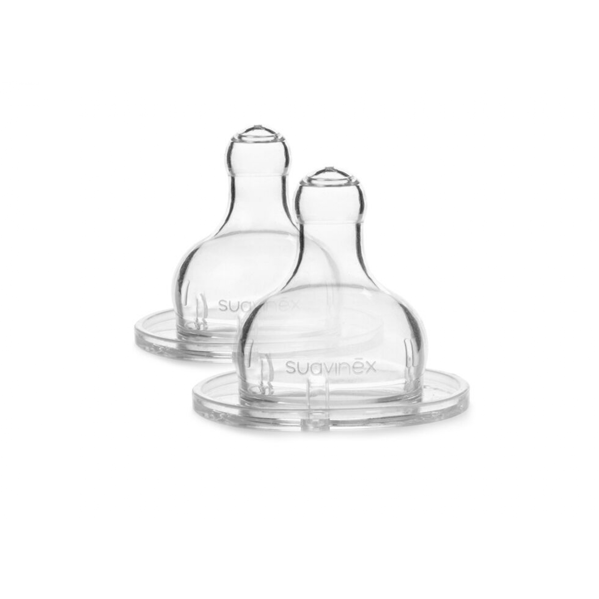 Suavinex Lot De 2 Tetines Bout Rond Silicone 0 Debit Variable Made In Bebe