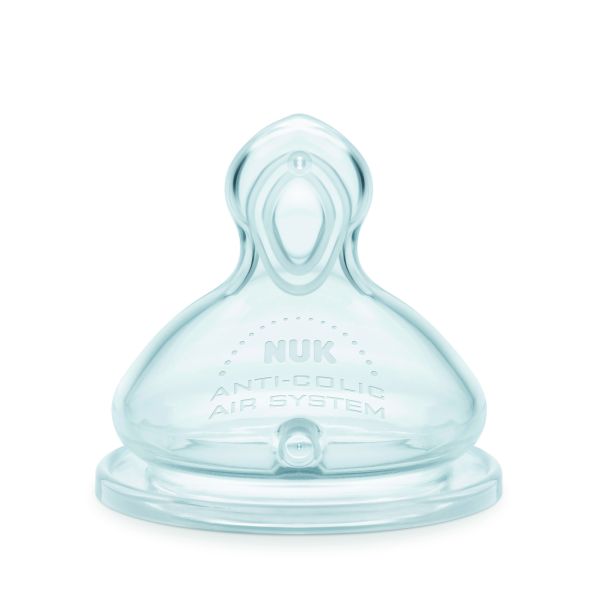 Lot de 2 tétines First Choice+ silicone 3m+ perçage M