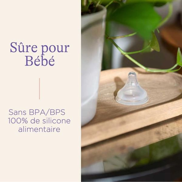 Lot de 2 tétines NaturalWave L