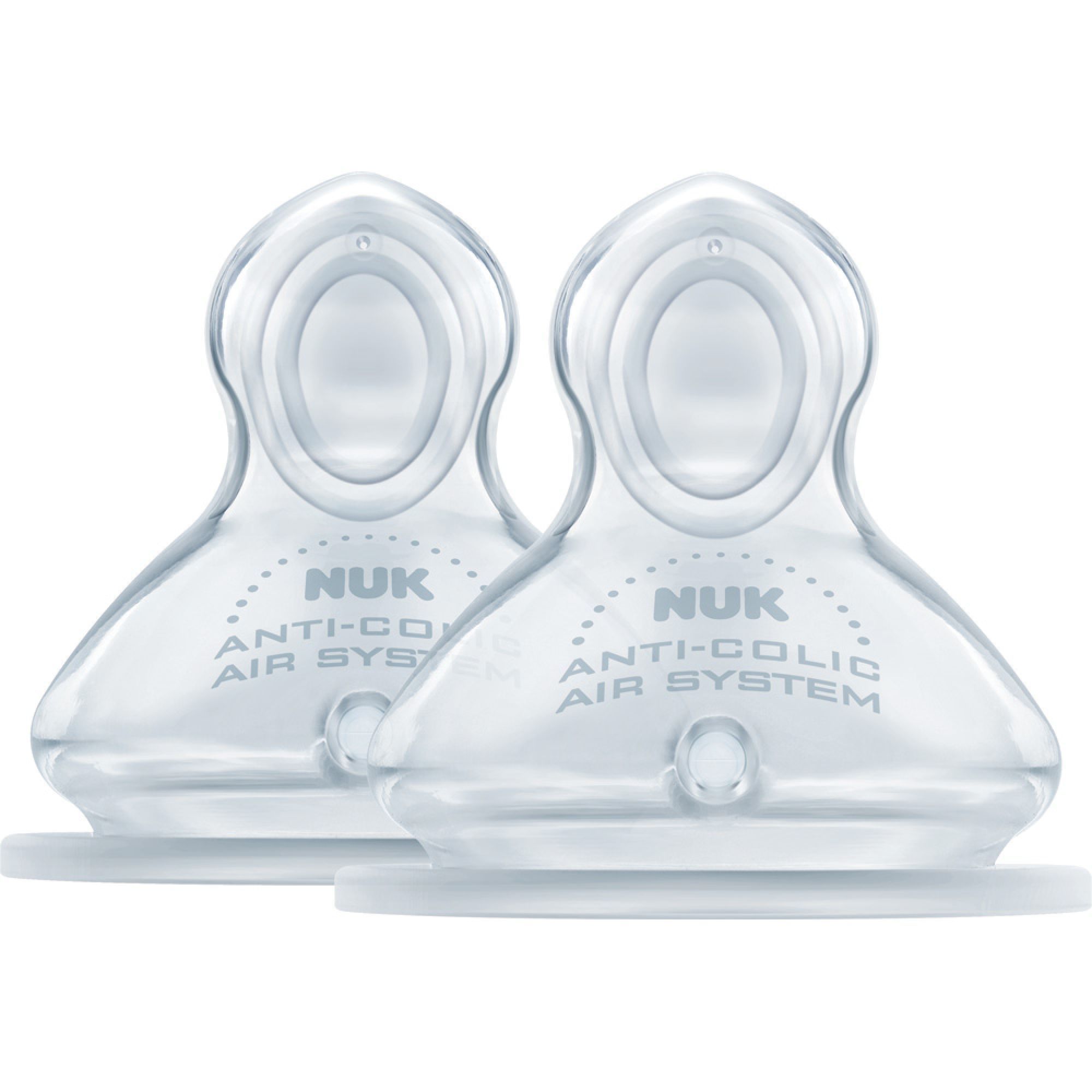 Nuk 2 Tétines Silicone First Choice + Taille 2 / Perçage Xl