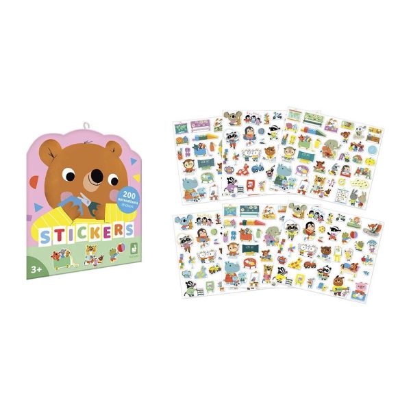 200 gommettes stickers Maternelle