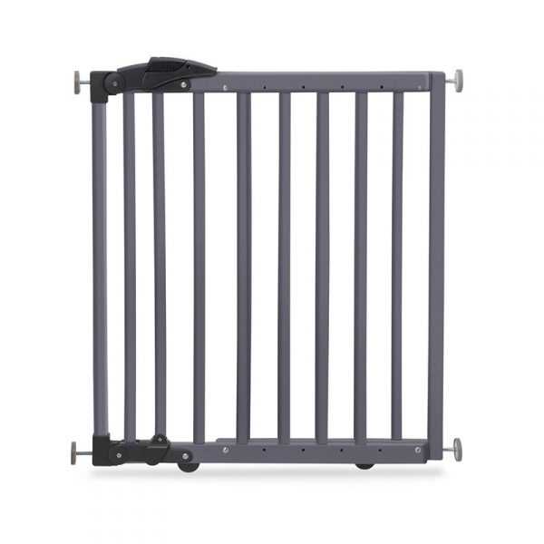 Barrière de sécurité enfant bois gris 68-102 cm