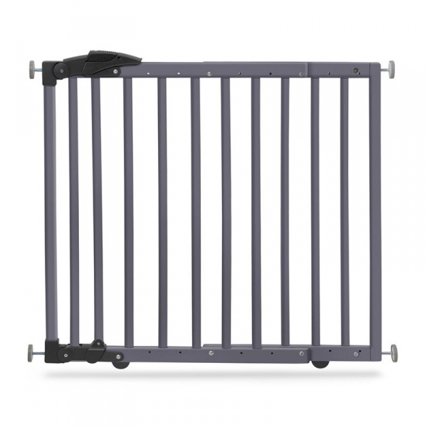 Barrière de sécurité enfant bois gris 68-102 cm