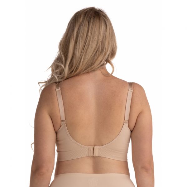 Lot de 2 Soutien-gorge grossesse & allaitement sans coutures S/M - Noir & Chair