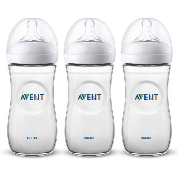 Lot de 3 biberons Natural 330 ml