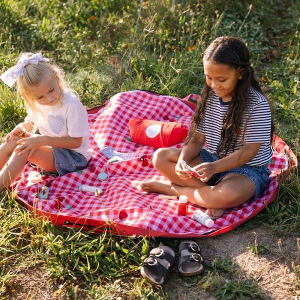 Tapis de jeu outdoor et sac à jouets Pic Nic Ø 140 cm