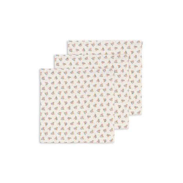 Lot de 3 langes en coton 100% biologique Muslin