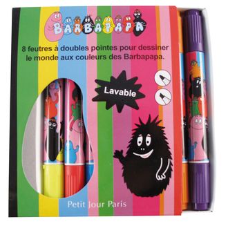 Coffret de 8 feutres doubles pointes Barbapapa