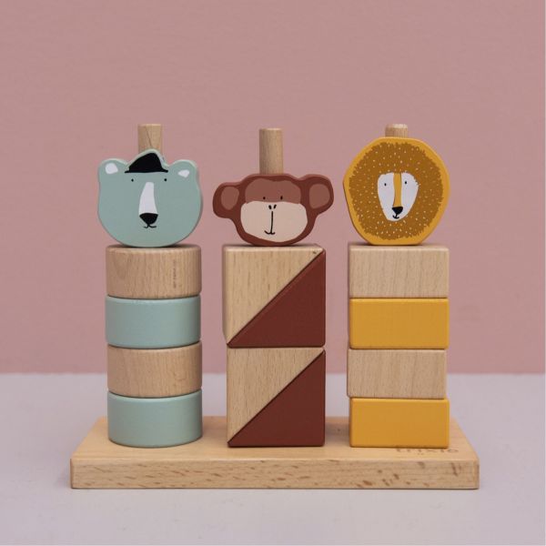 Jeu en bois à empiler All Animals