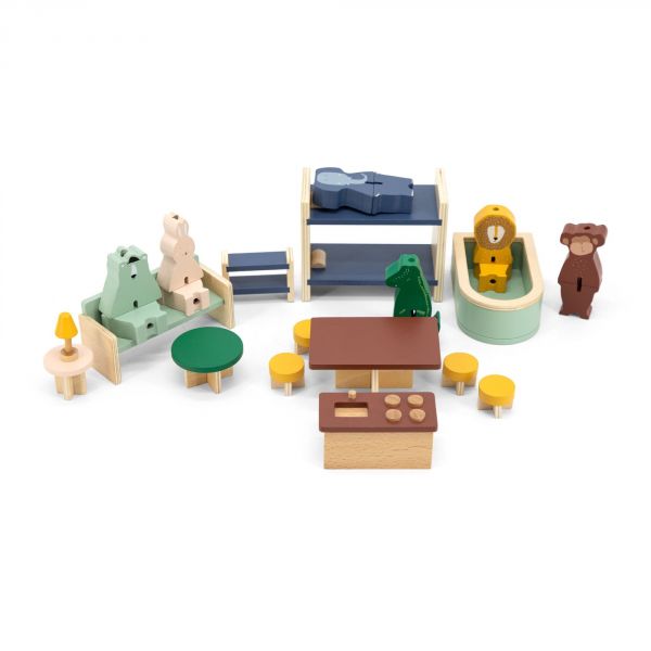 Jouet d'éveil maison en bois All Animals
