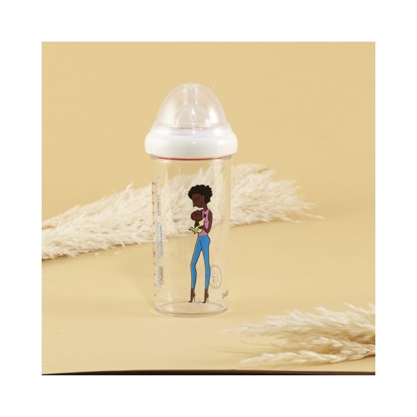 Biberon 360 ml Maman-bébé Afro 6 mois+