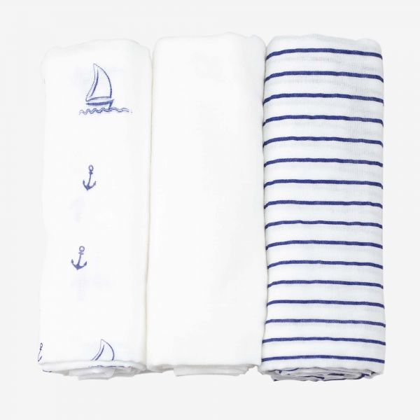 Lot de 3 langes Cap Ferret