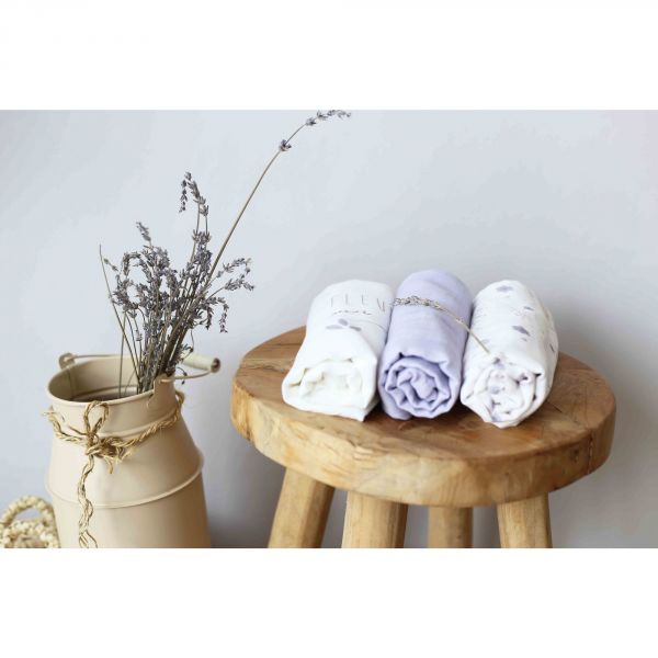 Lot de 3 langes Lavandoux