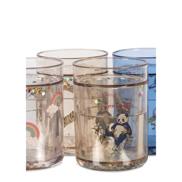 Lot de 4 gobelets à paillettes Multi
