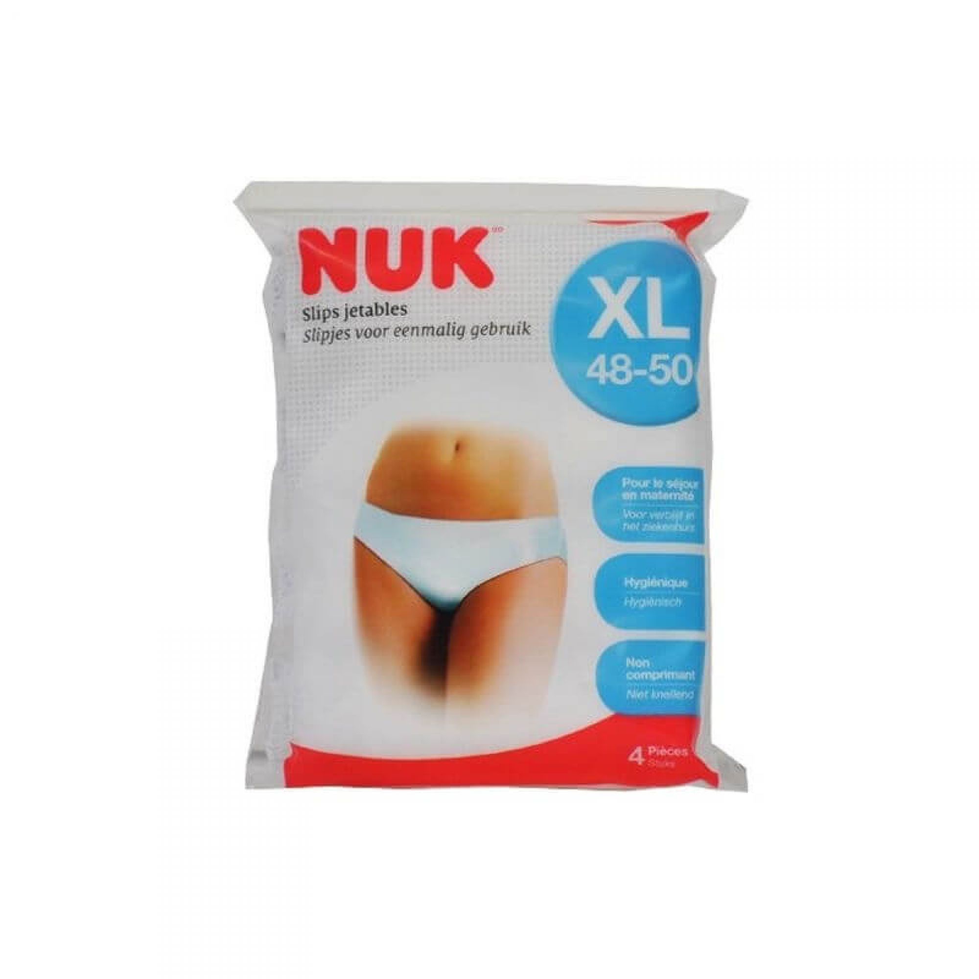 Nuk Grossesse Slip Jetable Taille XL Lot de 4